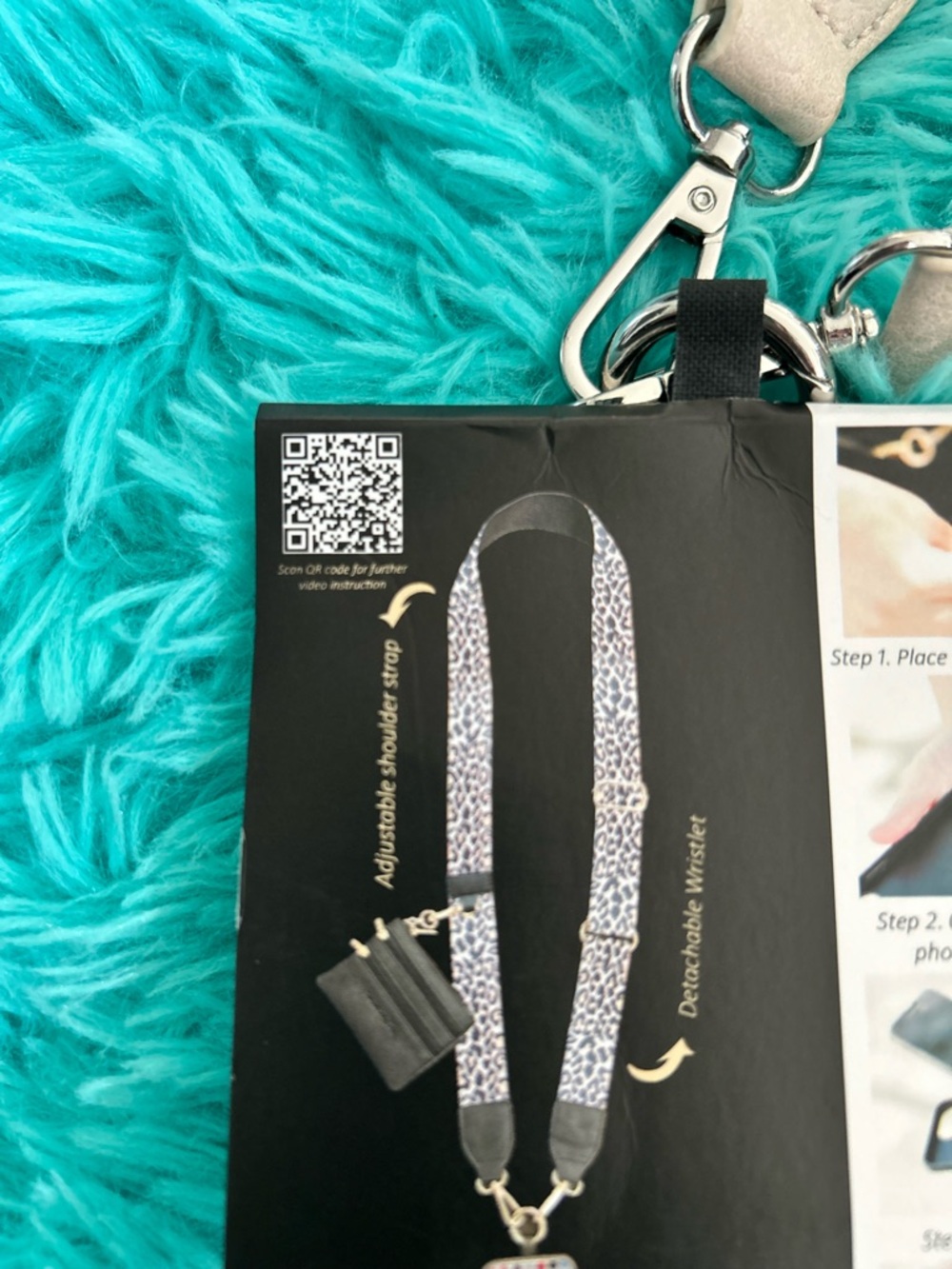 Save the Girls Clip & Go Crossbody Strap and Cream Coin Pouch - Picture 11 of 17